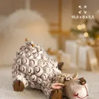 Фигурка &laquo;Бараш с птичкой&raquo;, 10.5&times;8&times;5.5 см