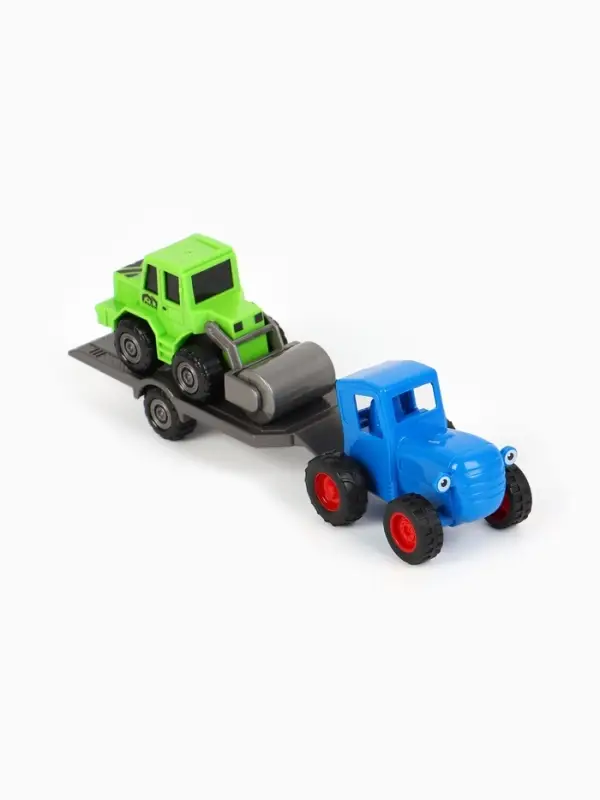 Игрушка трактор с катком &laquo;Синий трактор&raquo;