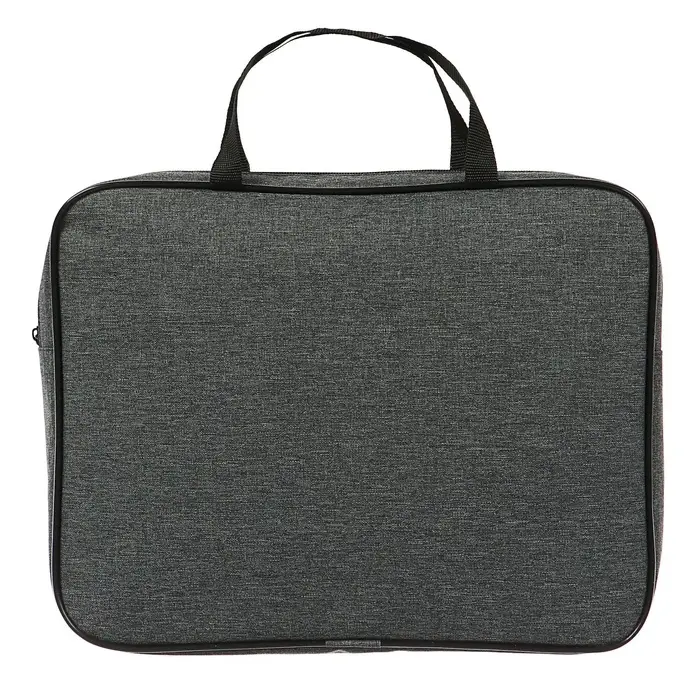 Папка с ручками текстильная А4, Офис - премиум &laquo;Графит&raquo;, для бумаг, для офиса, 350&times;270&times;60 мм, ПДМ-111