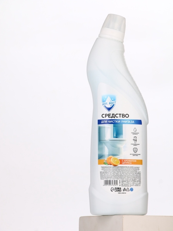 Mr.Быт Средство для чистки унитаза, 750 мл, аромат цитрус Mr.Быт Средство для чистки унитаза, 750 мл, аромат цитрус