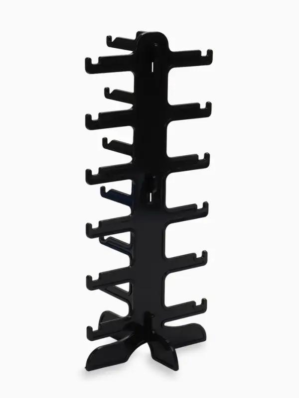 Подставка под очки 6 мест, 16&times;14.5&times;35.5 см, чёрная
