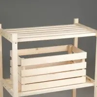 Ящик для хранения, 50&times;25&times;23 см, деревянный