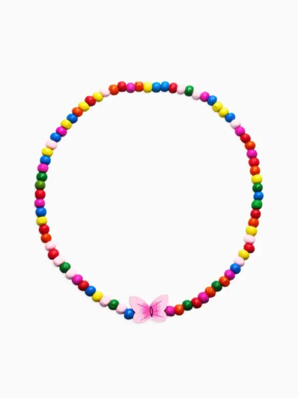 Бусы детские &laquo;Выбражулька. Бабочка, сердце, цветок&raquo;, МИКС