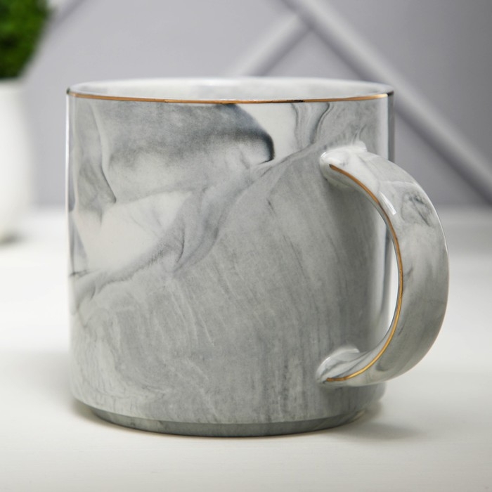 Кружка керамическая «Учитель», 350 мл, цвет серый Кружка керамическая «Учитель», 350 мл, цвет серый