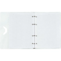 Бизнес-тетрадь А5,120л кольц/смен.бл,кл.Attache Selection Fluid Серо-Голуб