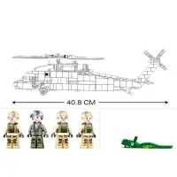 Конструктор Модельки Sluban &laquo;Вертолёт спецназа&raquo;, 692 детали