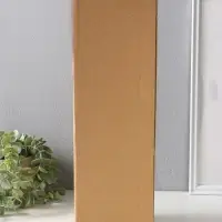 Сувенир полистоун "Африканка с кувшином, с повязкой в волосах" бело-золотой 9х8х37,5 см