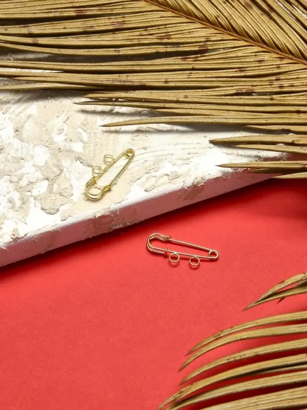 Булавка для подвесок PO-035, №01, 2 шт. 3.5&times;0.5 см, цвет золото