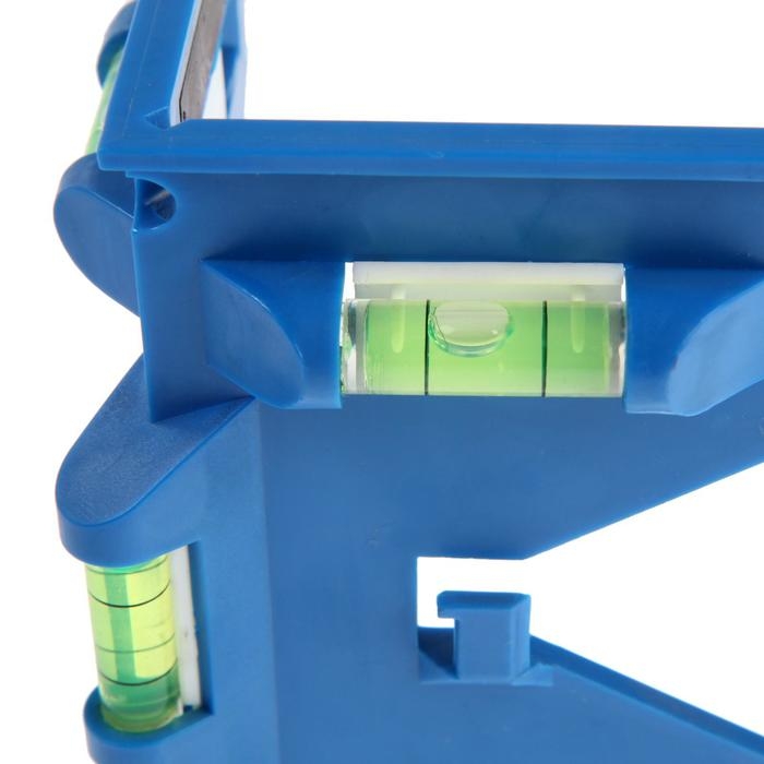 Уровень угловой магнитный ТУНДРА, 3 глазка Уровень угловой магнитный ТУНДРА, 3 глазка