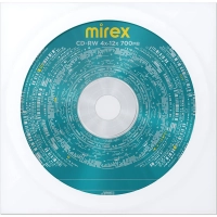 Носители информации CD-RW Mirex 700Mb 4x-12x в конверте 1/150 (UL121002A8C)