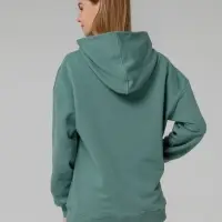 Худи оверсайз Kulonga Comfort, серо-зеленое, размер XS/S
