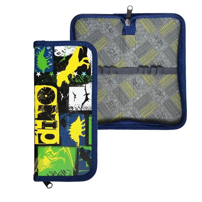 Пенал школьный, 1 секция, 9×19.5×2.5 см «Дино» Пенал школьный, 1 секция, 9×19.5×2.5 см «Дино»