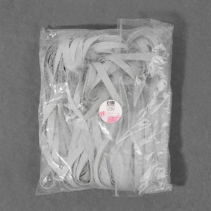 Резинка латексная гладкая, 10 мм, 50 м, цвет белый Резинка латексная гладкая, 10 мм, 50 м, цвет белый