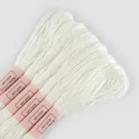 Нитки мулине Blanc, 8&plusmn;1 м, набор 6 шт., белый