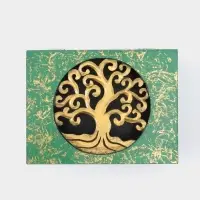 Шкатулка "Древо" 24х18х9 см, МДФ, цв. зелёный