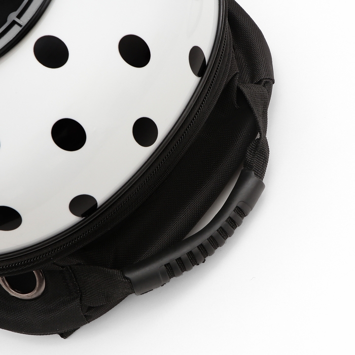 Рюкзак для переноски кошек и собак  Рюкзак для переноски кошек и собак "Горошек", с окном, 32 х 25 х 42 см