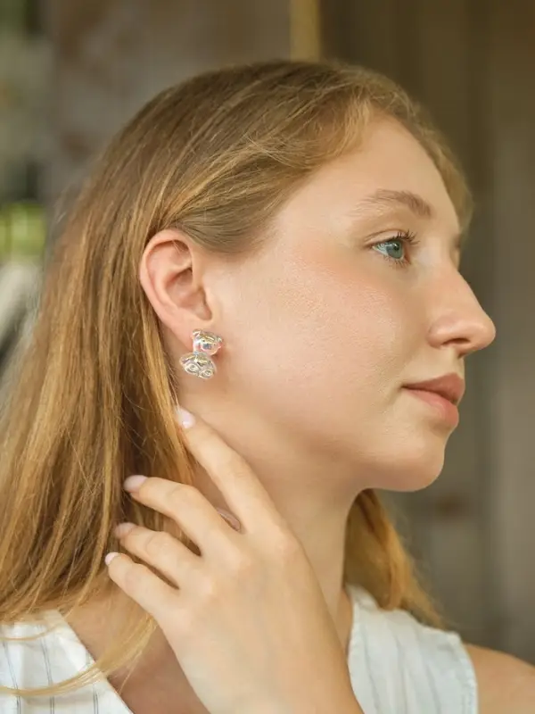 Серьги акриловые &laquo;Мармеладный мишка&raquo;, разноцветные