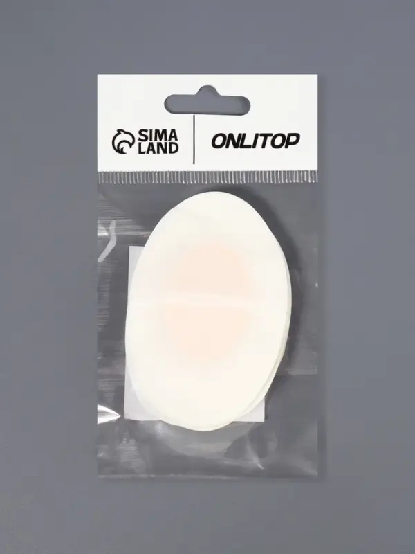 Пластырь для ног, набор - 10 шт., на клеевой основе, бежевый