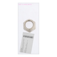 Муфта переходная AQUALINK, 1/2" х 3/4", внутренняя резьба, никелированная латунь