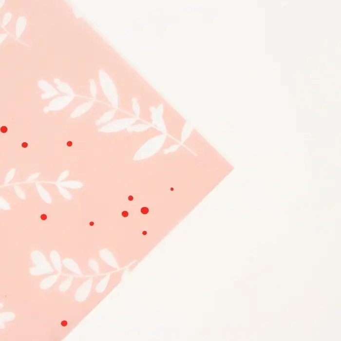 Бумага упаковочная тишью, новогодняя упаковка «Снежинки - лепестки», 50×66 см