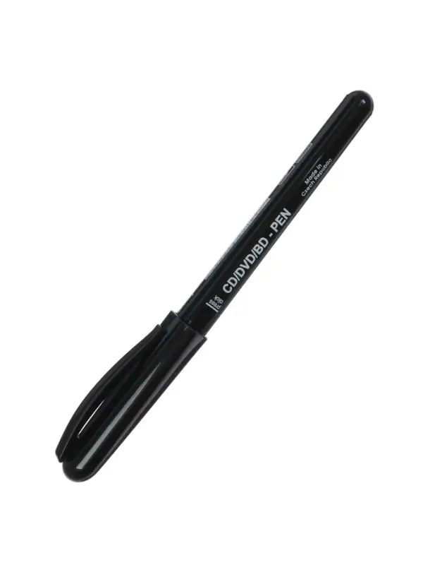 Маркер для CD/DVD, Centropen 4606, диаметр узла 2.5 мм, линия 1 мм, чёрный