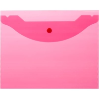 Папка-конверт на кнопке А5,190x240мм,Attache, 180мкм, 10шт.уп , ассорти