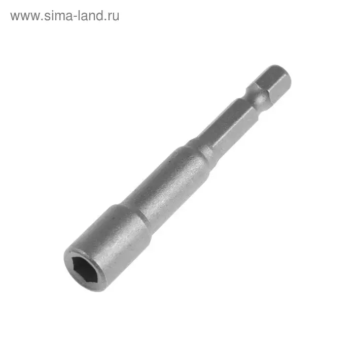 Бита с торцевой головкой ТУНДРА, сталь CrV, магнит, 6 х 65 мм Бита с торцевой головкой ТУНДРА, сталь CrV, магнит, 6 х 65 мм