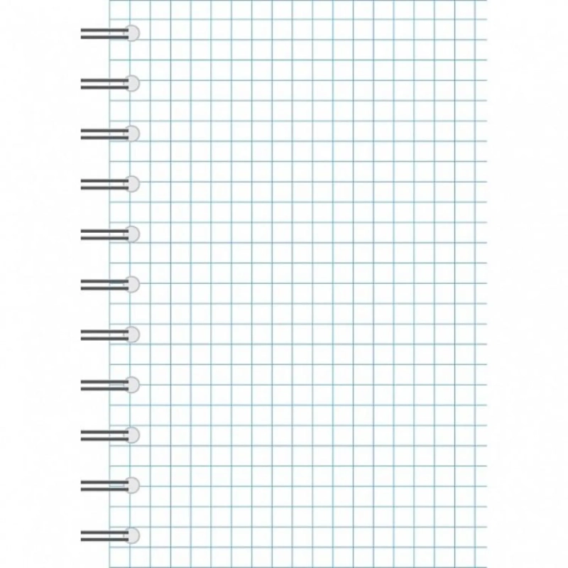 Блокнот спираль слева А6 80л.ОФ-ЛАЙН 3-80-155, в асс