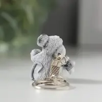 Брелок "Крыс маленький с сыром", 3,4см