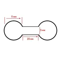Ценники наклейки для украшений, 500 шт., 4.2&times;1.1&times;0.1 см, бежевый