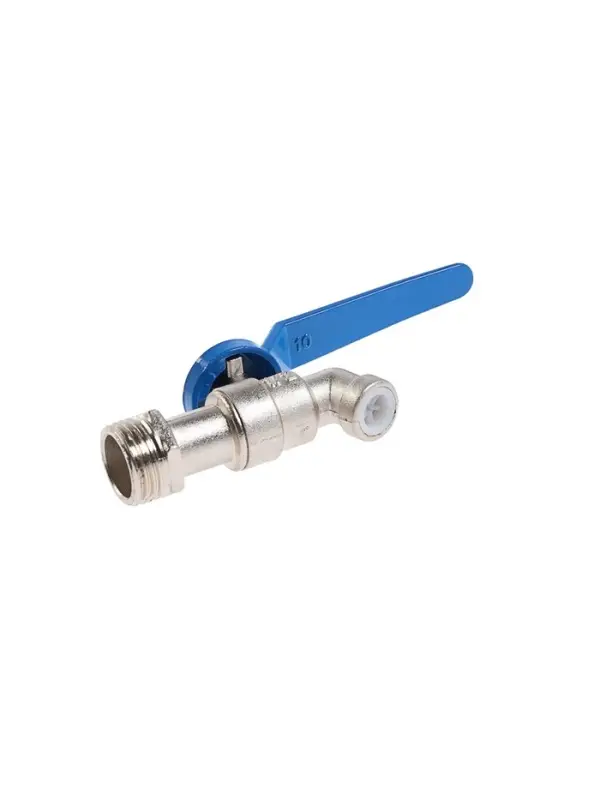 Кран водоразборный ZEIN,1/2", рычаг, укороченный, цинк