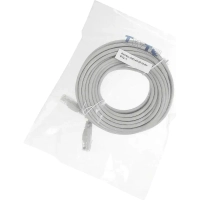 Патч-корд TWT TWT-45-45-10-GY UTP кат.5e, 10.0 м, серый
