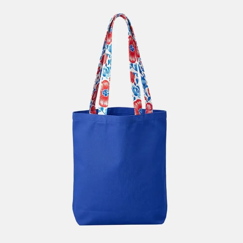Шопер-конструктор Bolsa с узкими ручками с полноцветной печатью
