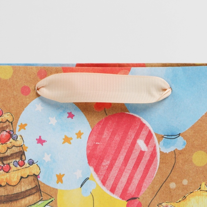 Пакет подарочный крафтовый горизонтальный, упаковка, «Малыши», ML 23 х 27 х 11.5 см Пакет подарочный крафтовый горизонтальный, упаковка, «Малыши», ML 23 х 27 х 11.5 см