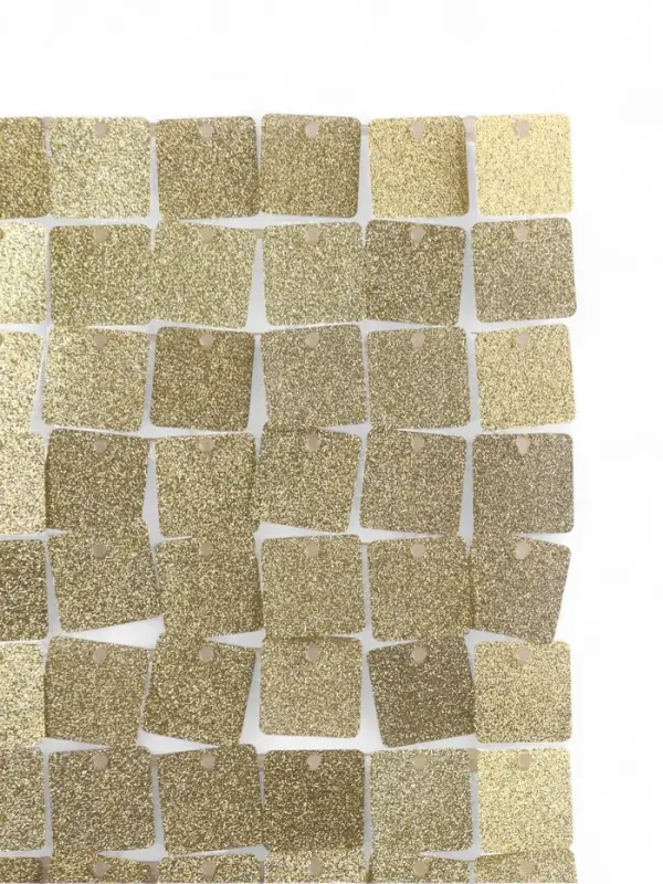 Панель с пайетками для фотозоны 30*30 см золото с блёстками Панель с пайетками для фотозоны 30*30 см золото с блёстками