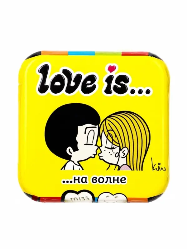 Освежающие конфеты Love is, в форме сердца, со вкусом морской соли и лимона, 20 г