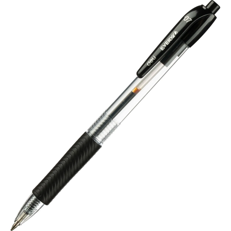 Ручка шариковая автомат. Deli Every, EQ60-BK,черн,пул нак.0,7мм