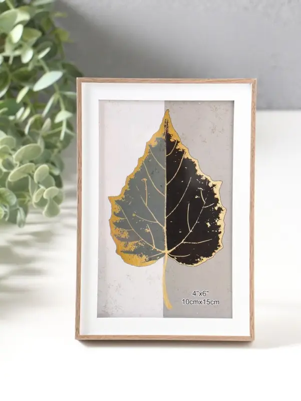 Фоторамка пластик 10х15 см "Современная классика" беж и белый 16х10,8х1,5 см