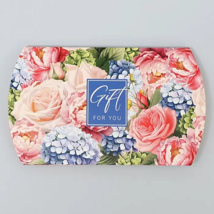 Коробка подарочная складная фигурная, упаковка, «Яркие цветы», 11 х 8 х 2 см Коробка подарочная складная фигурная, упаковка, «Яркие цветы», 11 х 8 х 2 см