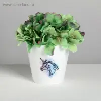 Кашпо для цветов &laquo;Единорог&raquo;, 0,8 л, 11 х 12 см