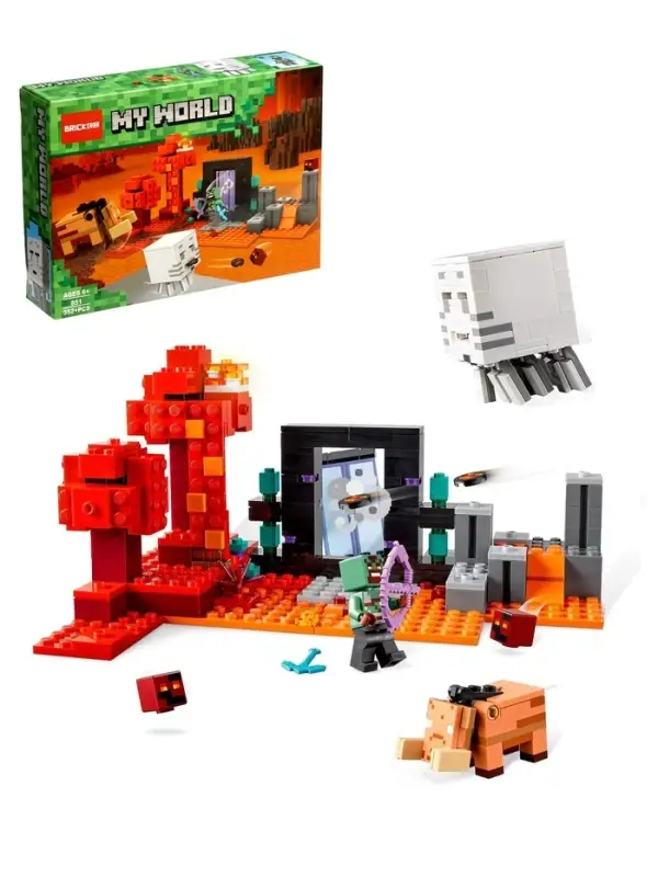 Конструктор блочный &laquo;Мой Мир. Засада на портале Пустоты&raquo; Brick, 352 детали
