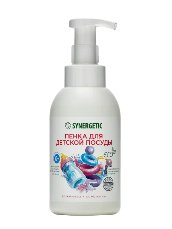 Пенка для мытья посуды Synergetic «Детская», 500 мл
