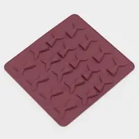 Форма для шоколада Доляна &laquo;Хвост&raquo;, силикон, 25&times;22.5&times;0.4 см, 18 ячеек (5.3&times;4 см), МИКС