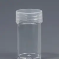 Органайзер для хранения мелочей, 60 баночек, в контейнере, 28&times;17&times;5.5 см, прозрачный