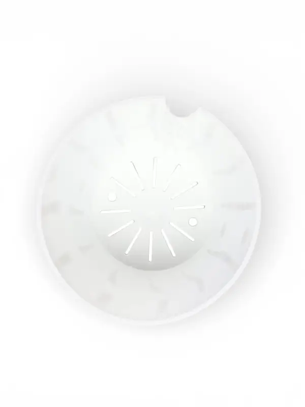 Кашпо для цветов со вставкой &laquo;Афина&raquo;, 1 л, белое