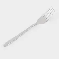 Вилка десертная &laquo;Милано&raquo;, длина 15 см, нержавеющая сталь, серебристая