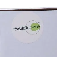 Сахарница Bella Tenero &laquo;Эко&raquo;, 300 мл, 8&times;8&times;8.5 см, с бамбуковой крышкой и ложкой, стекло, прозрачная