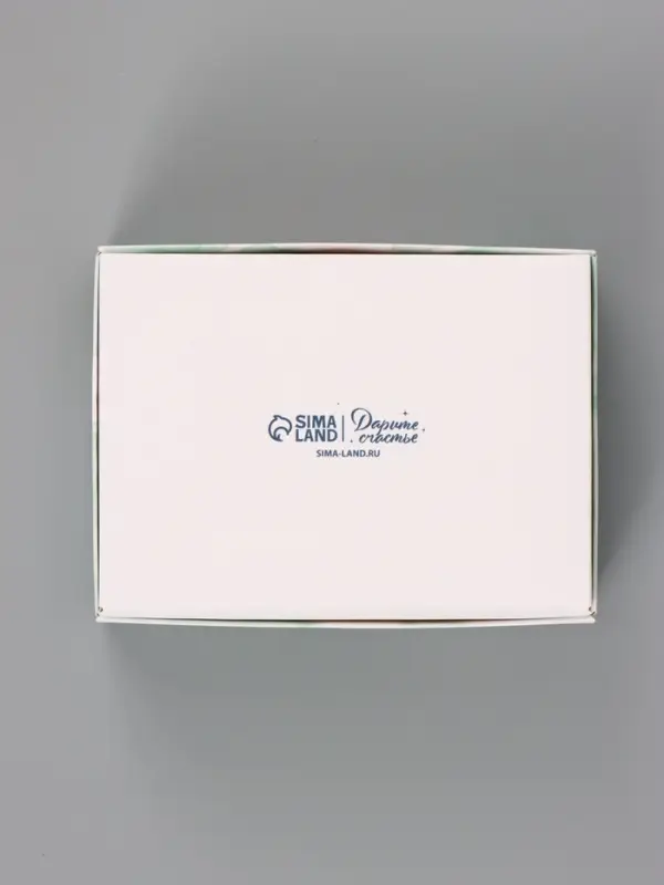 Коробка для 6 конфет &laquo;Уютная ёлочка&raquo;, 13.5&times;9.8&times;3.8 см