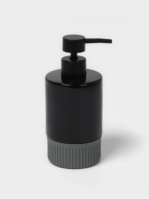 Набор для ванной Набор для ванной "Глянец" 3 предмета (дозатор для мыла, стакан, мыльница)