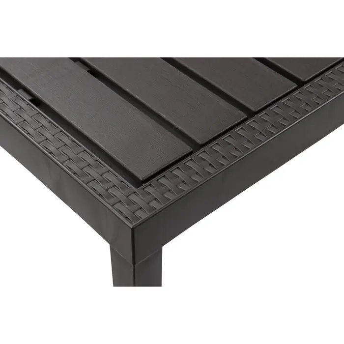 Стол садовый &laquo;Ротанг&raquo;, пластик, 55&times;65&times;38 см, мокко